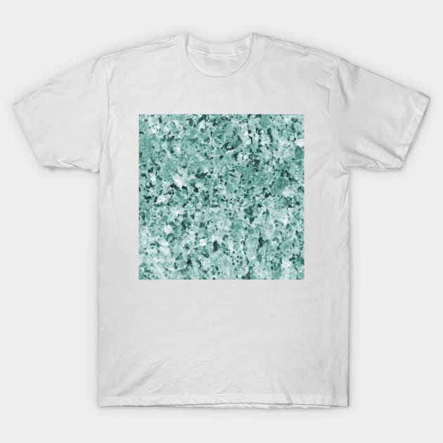 Polished granite verde - green T-Shirt by marbleco